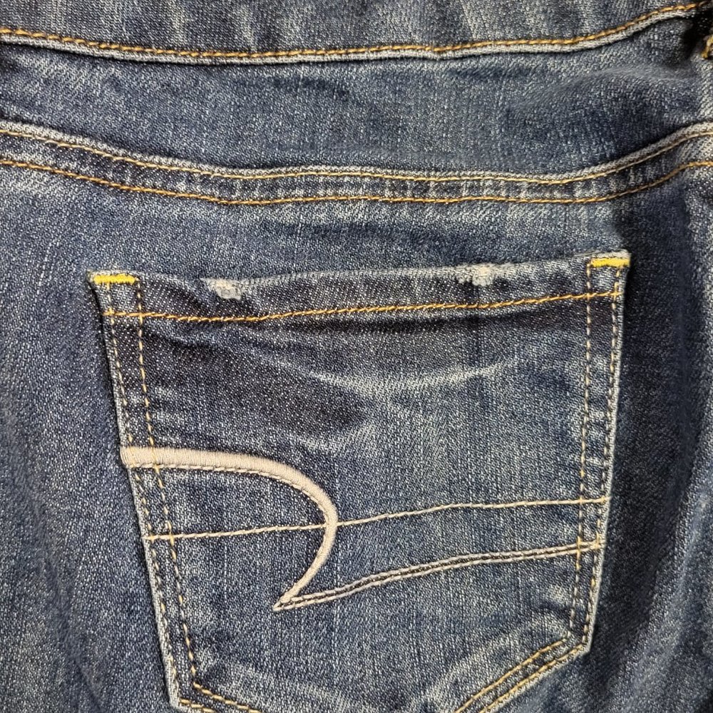 American Eagle Stretch Skinny Denim Jeans Size: 4 - Picture 6 of 10